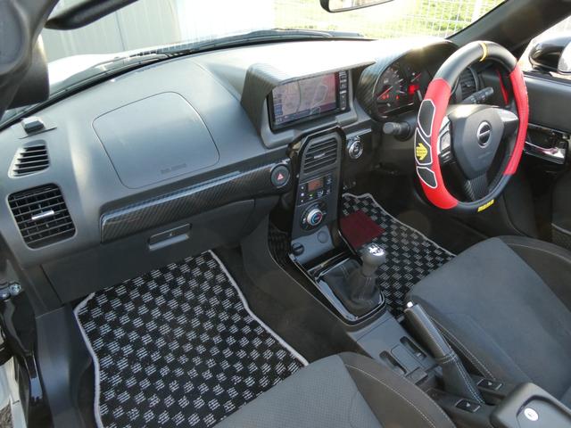 コペン GR スポーツ 5MT GRフルエアロ COPEN×HKSスポーツマフラー スリットローター パワードライブ トランクバー 専用レカロ&BBS16アルミ 純正ナビ 地デジ BT ETC シートヒータ スマキー 禁煙車(76枚目)