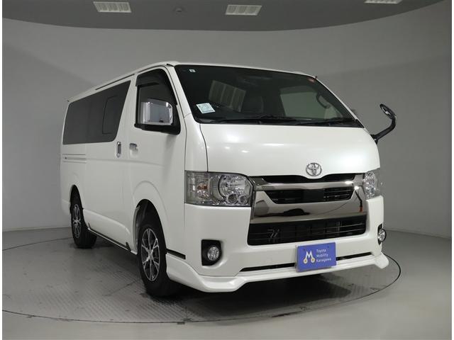 ハイエースバン スーパーGL ダークプライムII 純正ナビ・バックカメラ・ETC車載器・純正イモビライザー付・純正ホイール・LEDヘッドライト・スマートキー・TV(フルセグ)・CD・DVD再生可・衝突被害軽減ブレーキ・フロントスポイラー・純正ホイール(9枚目)