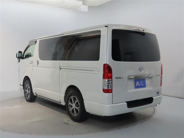 ハイエースバン スーパーGL ダークプライムII ワンオーナー 衝突被害軽減ブレーキ ペダル踏み間違え急発進抑制装置 車線逸脱警報 先進ライト Tコネクトナビ パノラミックビューモニター DVD再生 フルセグテレビ 後席モニター ドライブレコーダー(2枚目)