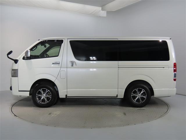 ハイエースバン スーパーGL ダークプライムII ワンオーナー 衝突被害軽減ブレーキ ペダル踏み間違え急発進抑制装置 車線逸脱警報 先進ライト Tコネクトナビ パノラミックビューモニター DVD再生 フルセグテレビ 後席モニター ドライブレコーダー(4枚目)