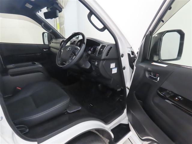 ハイエースバン スーパーGL ダークプライムII ワンオーナー 衝突被害軽減ブレーキ ペダル踏み間違え急発進抑制装置 車線逸脱警報 先進ライト Tコネクトナビ パノラミックビューモニター DVD再生 フルセグテレビ 後席モニター ドライブレコーダー(9枚目)