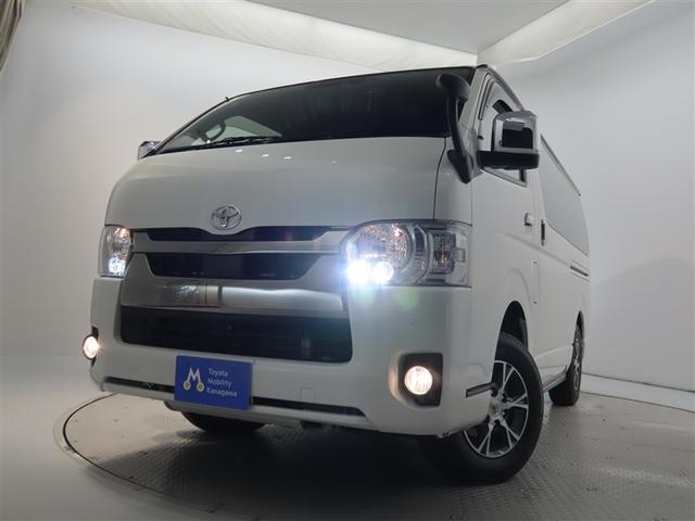 ハイエースバン スーパーGL ダークプライムII ワンオーナー 衝突被害軽減ブレーキ ペダル踏み間違え急発進抑制装置 車線逸脱警報 先進ライト Tコネクトナビ パノラミックビューモニター DVD再生 フルセグテレビ 後席モニター ドライブレコーダー(18枚目)