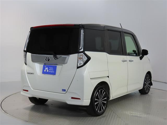 ルーミー カスタムG-T ワンオーナー 衝突被害軽減ブレーキ ペダル踏み間違え急発進抑制装置 車線逸脱警報 先進ライト Tコネクトナビ パノラミックビューモニター DVD再生 フルセグテレビ ETC LEDヘッドライト(14枚目)