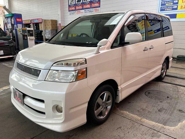 ヴォクシー Z 煌 ツインムーンルーフ 両側パワースライドドア HIDヘッド キーレス エアコン 純正15インチAW(7枚目)