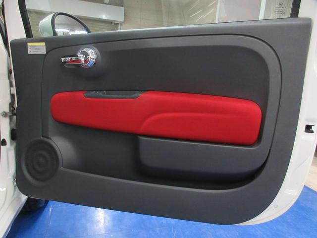 ５００ ツインエア　ポップ　赤シート　ドライブレコーダー　ＥＴＣ　純正オーディオ　キーレスキー　ステアリングスイッチ　フォグライト　アイドリングストップ（42枚目）