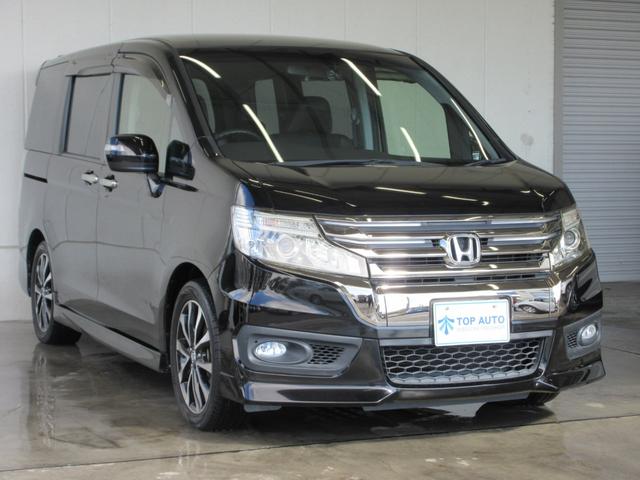 ステップワゴンスパーダ Z クールスピリット 後期型 両側電動ドア ハーフレザー 9インチナビ フルセグ ドラレコ ETC バックカメラ ディスク再生 Bluetooth クルコン スマートキー HIDライト 17インチアルミ タイミングチェーン(6枚目)