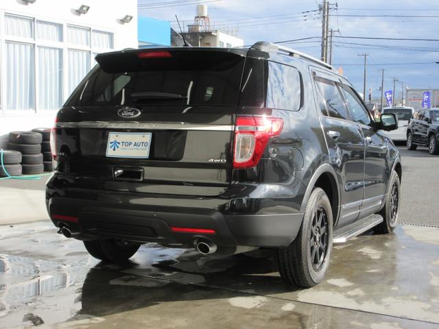 エクスプローラー XLT 4WD メモリーナビ フルセグ 後席モニター Bluetoothオーディオ フロント・サイド・バックカメラ ETC クルコン 障害物ソナー キーレス 18インチアルミ サイドステップ タイミングチェーン(4枚目)