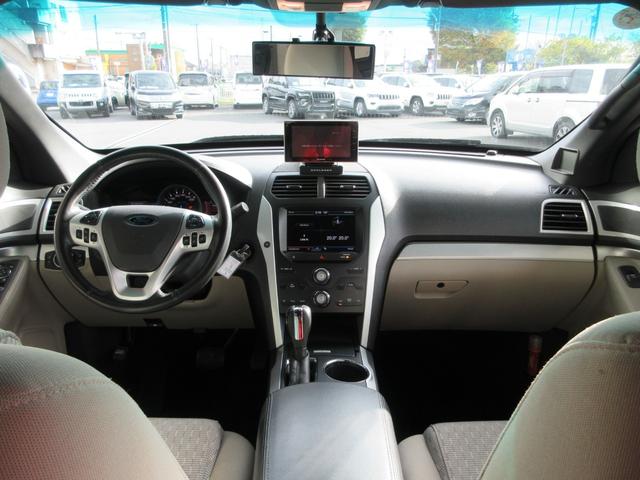 エクスプローラー XLT 4WD メモリーナビ フルセグ 後席モニター Bluetoothオーディオ フロント・サイド・バックカメラ ETC クルコン 障害物ソナー キーレス 18インチアルミ サイドステップ タイミングチェーン(5枚目)