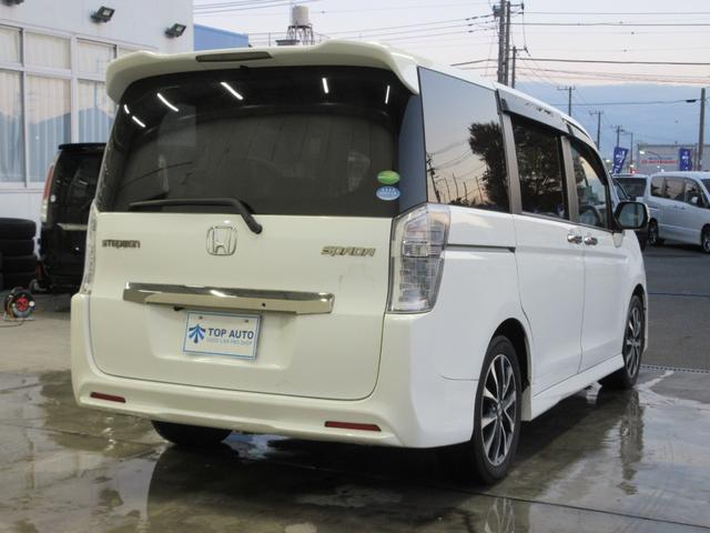 ステップワゴンスパーダ Z クールスピリット 後期型 両側電動ドア ハーフレザー 9インチナビ フルセグ クルーズコントロール バックカメラ ETC 音楽録音 ディスク再生 スマートキー アイスト HIDライト タイミングチェーン(4枚目)