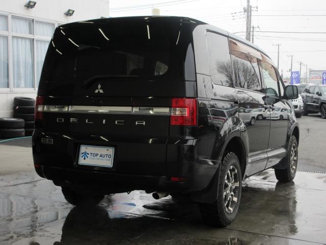 デリカＤ：５ Ｇ　ナビパッケージ　４ＷＤ　リフトアップ　電動スライドドア　社外ナビ　フルセグ　Ｂｌｕｅｔｏｏｔｈ　クルコン　サイド・バックカメラ　ＥＴＣ　音楽録音　ディスク再生　ロックフォード　社外ライト　１６インチアルミ　タイミングチェーン（4枚目）