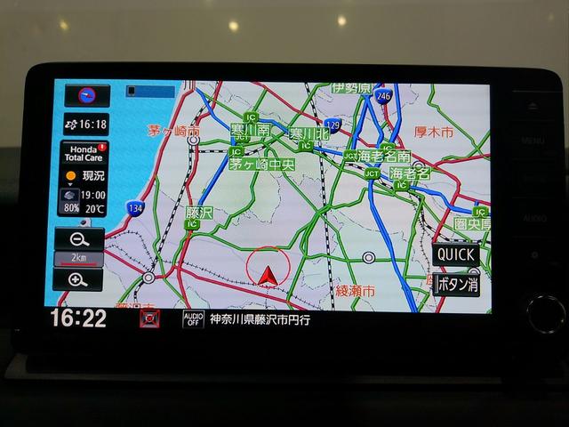 ヴェゼル ｅ：ＨＥＶＸ　ＨｏｎｄａＳＥＮＳＩＮＧ　ドラレコ　メモリーナビ　リアカメラ　ＥＴＣ　ワンオーナー　前後障害物センサー　ＡＡＣ　１オーナ　イモビライザー　スマ－トキ－　誤発進抑制　ＰＷ　クルコン　ＥＳＣ　キーフリー（3枚目）
