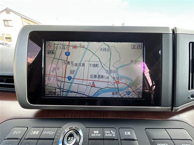 エルグランド ハイウェイスター 純正ナビゲーション/バックカメラ/片側パワースライドドア/ETC/純正フロアマット/クォーターガラス開閉/純正アルミホイール/AFS/スペアキー/取扱説明書(3枚目)