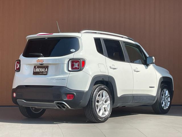 ジープ・レネゲード リミテッド 白革シート シートヒーター パワーシート 社外8インチナビ TV バックカメラ Bluetooth ステアリングヒーター ETC クルコン BSM LKA コーナーセンサー 純正17インチAW ETC(39枚目)