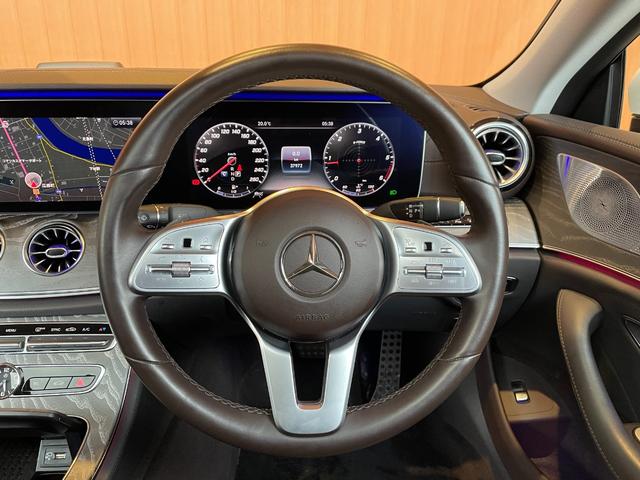 ＣＬＳクラス ＣＬＳ２２０ｄ　スポーツ　エクスクルーシブパッケージ　黒／茶内装　黒革　全席シートヒーター　前席シートベンチレーション　ブルメスター　ヘッドアップディスプレイ　純正ナビ　フルセグＴＶ　３６０度カメラ　レーダーセーフティＰＫＧ　前後ドラレコ（5枚目）