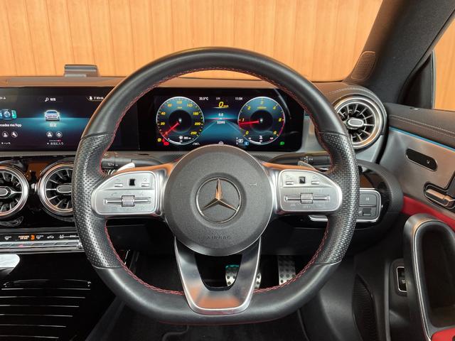 CLAクラス CLA200d AMGライン パナメリカーナグリル サンルーフ 黒赤革シート HUD 360カメラ ナビ TV Bluetooth シートヒーター パワーシート フットトランクオープナー ACC LKA BSM オートハイビーム(13枚目)