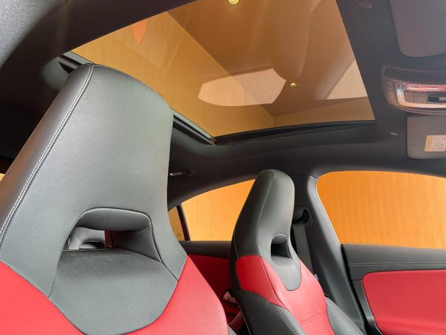 CLAクラス CLA200d AMGライン パナメリカーナグリル サンルーフ 黒赤革シート HUD 360カメラ ナビ TV Bluetooth シートヒーター パワーシート フットトランクオープナー ACC LKA BSM オートハイビーム(33枚目)