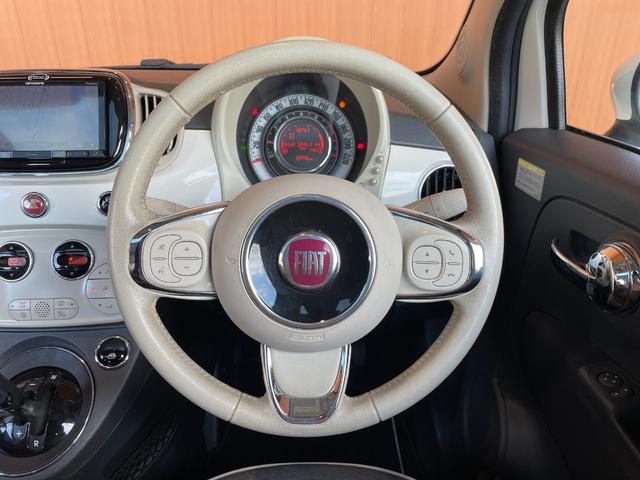 ５００ ツインエア　ラウンジ　社外メモリナビ　バックカメラ　フルセグＴＶ　ＣＤ／ＤＶＤ再生　Ｂｌｕｅｔｏｏｔｈ　ガラスルーフ　ＨＩＤヘッドライト　純正１５インチアルミホイル　アイドリングストップ　ステアリングスイッチ　ＥＴＣ（5枚目）