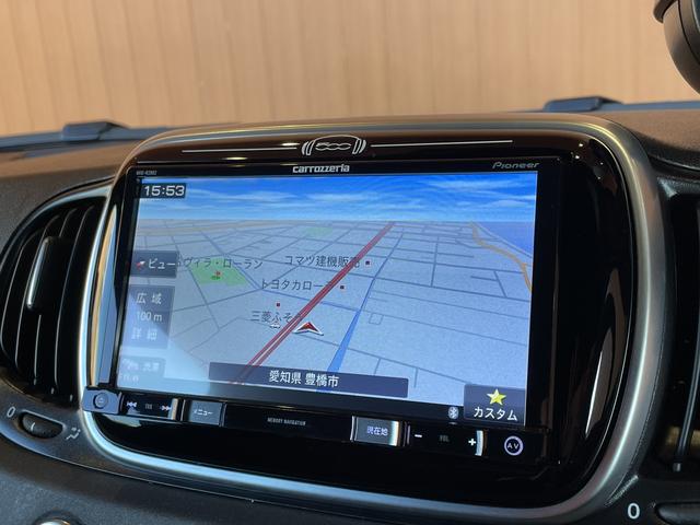 アバルト５９５ コンペティツィオーネ　社外メモリナビ　フルセグＴＶ　バックカメラ　ＣＤ／ＤＶＤ再生／Ｂｌｕｅｔｏｏｔｈ　レコードモンツァマフラー　Ｓａｂｅｌｔシート　Ｂｒｅｍｂｏブレーキキャリパー　ＥＴＣ　ＨＩＤヘッドライト　純正１７ＡＷ（11枚目）