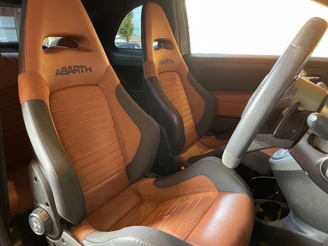 アバルト５９５ コンペティツィオーネ　社外メモリナビ　フルセグＴＶ　バックカメラ　ＣＤ／ＤＶＤ再生／Ｂｌｕｅｔｏｏｔｈ　レコードモンツァマフラー　Ｓａｂｅｌｔシート　Ｂｒｅｍｂｏブレーキキャリパー　ＥＴＣ　ＨＩＤヘッドライト　純正１７ＡＷ（24枚目）