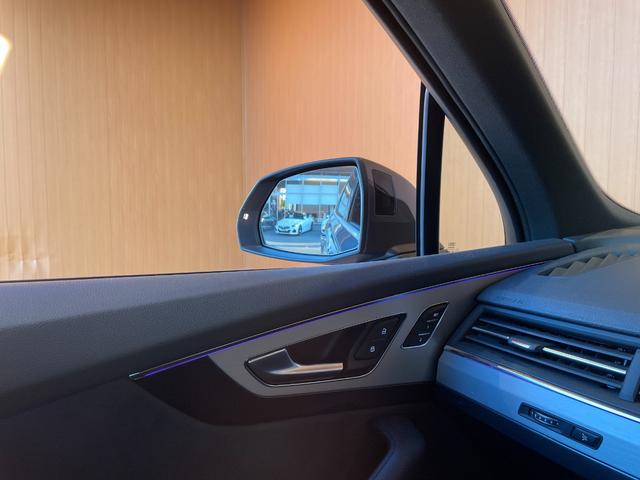 Ｑ７ ４５ＴＦＳＩクワトロ　Ｓラインパッケージ　ワンオーナー　純正ナビ　３６０度カメラ　フルセグＴＶ　７シーターパッケージ　ＡＣＣ　サイドアシスト　アクティブレーンアシスト　パワーバックドア　黒革シート　シートヒーター（24枚目）