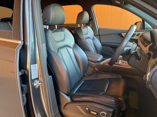 Ｑ７ ４５ＴＦＳＩクワトロ　Ｓラインパッケージ　ワンオーナー　純正ナビ　３６０度カメラ　フルセグＴＶ　７シーターパッケージ　ＡＣＣ　サイドアシスト　アクティブレーンアシスト　パワーバックドア　黒革シート　シートヒーター（28枚目）