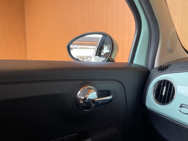 500 1.2 ポップ ワンオーナー 純正ディスプレイオーディオ Bluetooth キーレス ETC ステアリングスイッチ アルミホイール フォグライト ハーフレザーシート MTモード付AT スタッドレスホイールセット(16枚目)