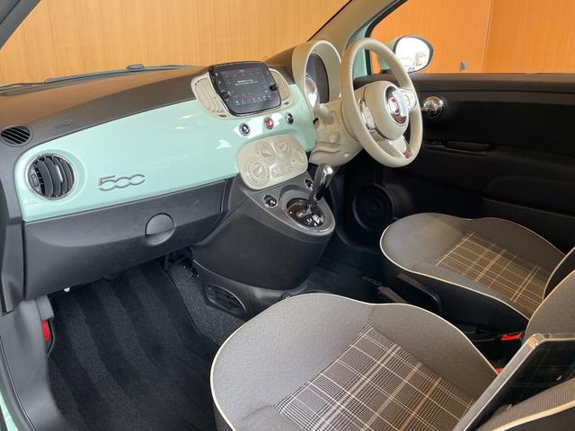 500 1.2 ポップ ワンオーナー 純正ディスプレイオーディオ Bluetooth キーレス ETC ステアリングスイッチ アルミホイール フォグライト ハーフレザーシート MTモード付AT スタッドレスホイールセット(25枚目)