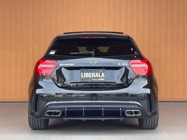 Aクラス A45 4マチック アドバンストPKG サンルーフ キーレスゴー ナビ TV Bluetooth DVD バックカメラ ACC LKA BSM パークトロニック 純正RECAROシート ETC AMGドライバーズPKG(45枚目)