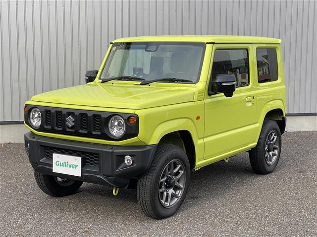 ジムニー XC 衝突被害軽減ブレーキ 4WD 社外16インチアルミホイール冬タイヤセット有 クルーズコントロール 前席シートヒーター 社外1DINデッキ(CD/ラジオ/USB/Bluetooth) 純正LEDライト(4枚目)