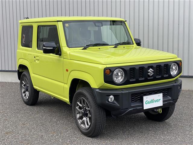 ジムニー XC 衝突被害軽減ブレーキ 4WD 社外16インチアルミホイール冬タイヤセット有 クルーズコントロール 前席シートヒーター 社外1DINデッキ(CD/ラジオ/USB/Bluetooth) 純正LEDライト(6枚目)