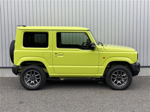 ジムニー XC 衝突被害軽減ブレーキ 4WD 社外16インチアルミホイール冬タイヤセット有 クルーズコントロール 前席シートヒーター 社外1DINデッキ(CD/ラジオ/USB/Bluetooth) 純正LEDライト(7枚目)