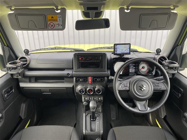 ジムニー XC 衝突被害軽減ブレーキ 4WD 社外16インチアルミホイール冬タイヤセット有 クルーズコントロール 前席シートヒーター 社外1DINデッキ(CD/ラジオ/USB/Bluetooth) 純正LEDライト(11枚目)