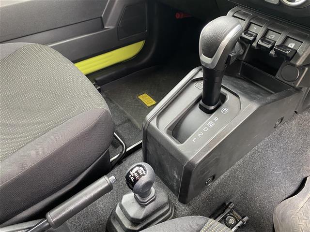 ジムニー XC 衝突被害軽減ブレーキ 4WD 社外16インチアルミホイール冬タイヤセット有 クルーズコントロール 前席シートヒーター 社外1DINデッキ(CD/ラジオ/USB/Bluetooth) 純正LEDライト(21枚目)