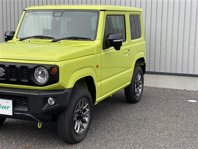 ジムニー XC 衝突被害軽減ブレーキ 4WD 社外16インチアルミホイール冬タイヤセット有 クルーズコントロール 前席シートヒーター 社外1DINデッキ(CD/ラジオ/USB/Bluetooth) 純正LEDライト(32枚目)