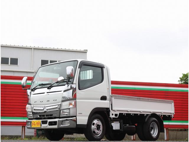 キャンター 全低床 2t 全低床 平ボディ 5MT 衝突軽減ブレーキ 車線逸脱警報装置 トラクションコントロール メッキパーツ付き 左電動格納ミラー ETC 荷台寸312/161/38 車両総重量4385キロ(8枚目)