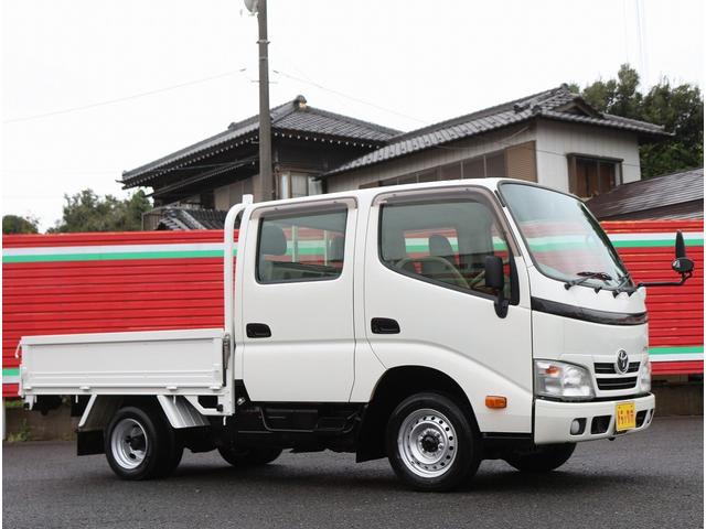 ダイナトラック Wキャブロングジャストロー ダブルキャブ 1.25トン積 Wキャブ三方開 6人乗 5速MT3ペダル 数中ドアロック リアヒーター 全席PW付き フォグランプ サイドボックス 鳥居ツノ 荷台寸法210-160-38(20枚目)