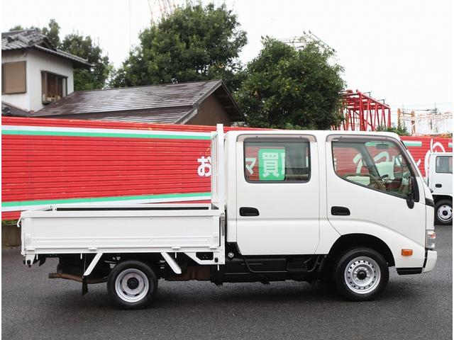 ダイナトラック Wキャブロングジャストロー ダブルキャブ 1.25トン積 Wキャブ三方開 6人乗 5速MT3ペダル 数中ドアロック リアヒーター 全席PW付き フォグランプ サイドボックス 鳥居ツノ 荷台寸法210-160-38(26枚目)