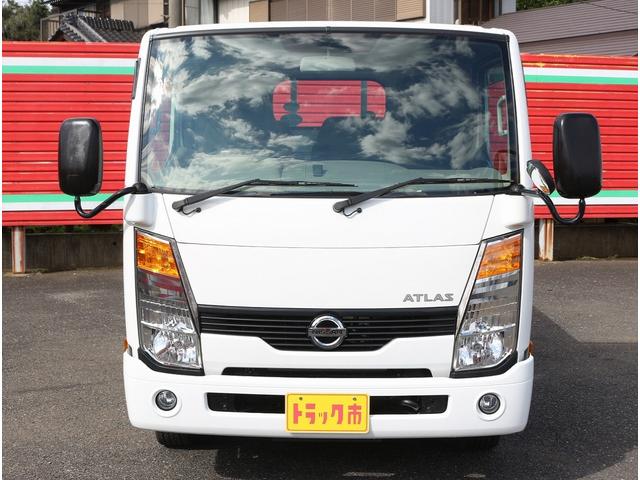 アトラストラック フルスーパーローDX 1.5トン積 平ボディ三方開 10尺 5速MT3ペダル 坂道発進補助装置 電格ミラー フォグランプ バイザーマット ETC 荷台寸法310-160-32 車両総重量3515K(18枚目)