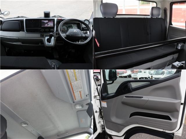 キャンター Wキャブ Wキャブ 垂直パワーゲート 4WD車 1.2トン積 6人乗 外SDナビ フルセグTV バックモニター ETC レーンアシスト 坂道発進補助 Rヒーター ミラーヒーター 新明和製PG 600K(15枚目)