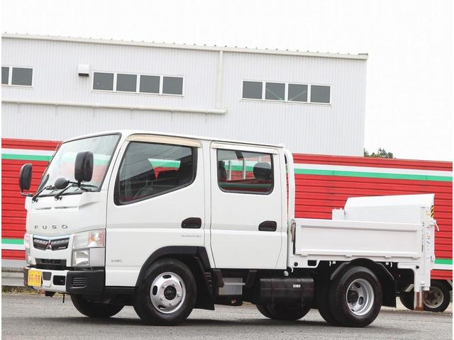 キャンター Wキャブ Wキャブ 垂直パワーゲート 4WD車 1.2トン積 6人乗 外SDナビ フルセグTV バックモニター ETC レーンアシスト 坂道発進補助 Rヒーター ミラーヒーター 新明和製PG 600K(21枚目)