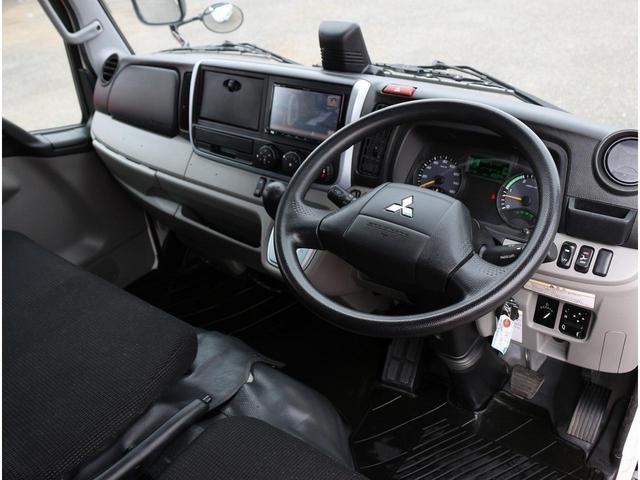 キャンター Wキャブ Wキャブ 垂直パワーゲート 4WD車 1.2トン積 6人乗 外SDナビ フルセグTV バックモニター ETC レーンアシスト 坂道発進補助 Rヒーター ミラーヒーター 新明和製PG 600K(37枚目)