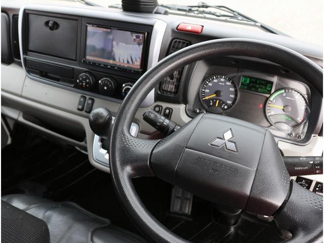 キャンター Wキャブ Wキャブ 垂直パワーゲート 4WD車 1.2トン積 6人乗 外SDナビ フルセグTV バックモニター ETC レーンアシスト 坂道発進補助 Rヒーター ミラーヒーター 新明和製PG 600K(41枚目)