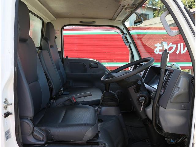 エルフトラック 強化フルフラットローダンプ 3t フルフラットロー 強化ダンプ 6MT 3方開 中間ピン2本 荷台寸305/160/37 新明和DR2-0110SY メッキパーツ ETC 保証書&取説 EG型式4JJ1(110kw)150PS(53枚目)