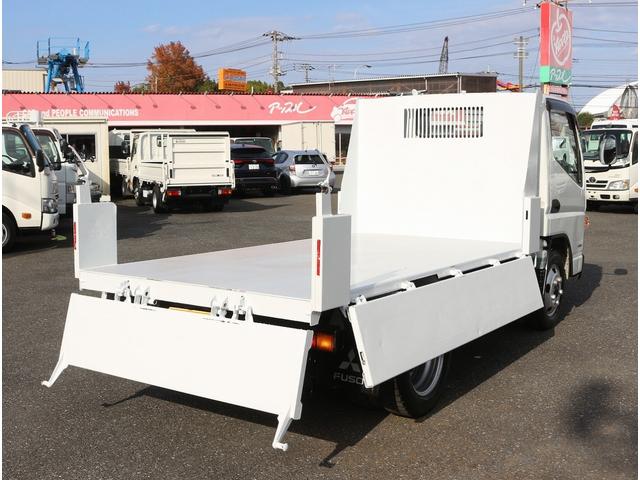 キャンター ダンプ 全低床強化ダンプ三方開 3トン積 5速MT3ペダル キーレス 中間ピン2個 電格ミラー フォグランプ バイザーマット 極東製荷台DD02-31 荷台寸法305-160-38 3t積 F5(31枚目)