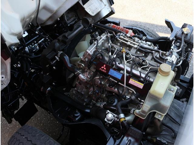 キャンター ダンプ 全低床強化ダンプ三方開 3トン積 5速MT3ペダル キーレス 中間ピン2個 電格ミラー フォグランプ バイザーマット 極東製荷台DD02-31 荷台寸法305-160-38 3t積 F5(54枚目)