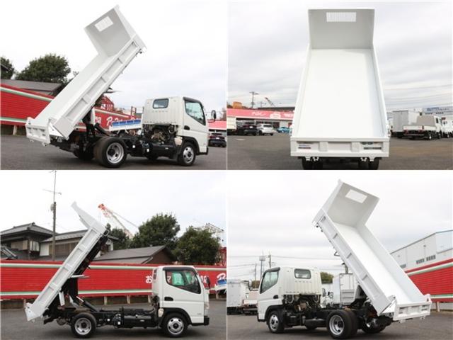 キャンター 全低床ダンプ　２ｔ　全低床強化ダンプ　５ＭＴ　衝突軽減ブレーキ付き！　車線逸脱警報装置　トラクションコントロール　新明和製ＤＲ２－０１１０ＳＹ　３方開　中間ピン　キーレス＆スペアキー　左電動格納ミラー　ＥＴＣ（67枚目）