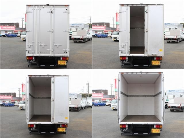 エルフトラック アルミV 1.5トン積 パネルV 三扉開カギ付 キーレス バックカメラ 室内灯ブザー アイドリングS 電格ミラー 拡声器ノボル製 ラッシングレール パブコ製 箱寸法308-164-197(6枚目)