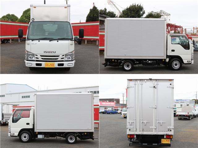 エルフトラック アルミV 1.5トン積 パネルV 三扉開カギ付 キーレス バックカメラ 室内灯ブザー アイドリングS 電格ミラー 拡声器ノボル製 ラッシングレール パブコ製 箱寸法308-164-197(12枚目)