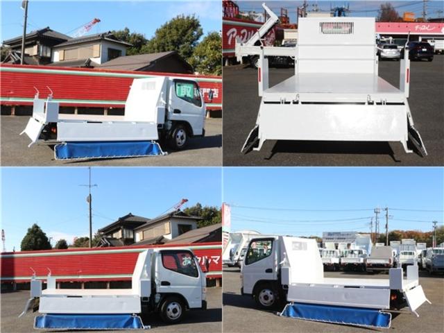 キャンター 全低床ダンプ　３ｔ　全低床強化ダンプ　５ＭＴ　車線逸脱警報装置　キーレス　ＥＴＣ　極東開発ＤＤ０２－３１　荷台寸３０４／１６０／３８　１０尺　３方開　中間ピン２本　コボレーン　ＳＴタイヤ　車両総重量６０１５キロ（74枚目）