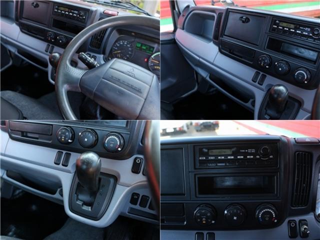 キャンター 　垂直パワーゲート　平ボディ三方開　２．９５トン積　集中ドアロック　レザー調シートカバー　荷台鉄板張り　電格ミラー　　コーナーライト　ドラレコ　荷台寸法３０７－１６０－３２　リフト寸法１１３－１５８（12枚目）